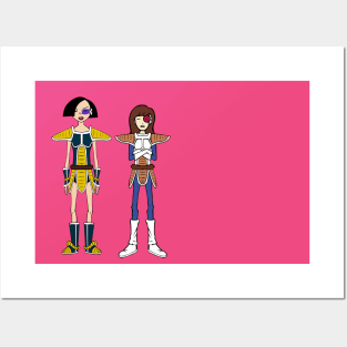 DARIA & JANE SAIYANS Posters and Art